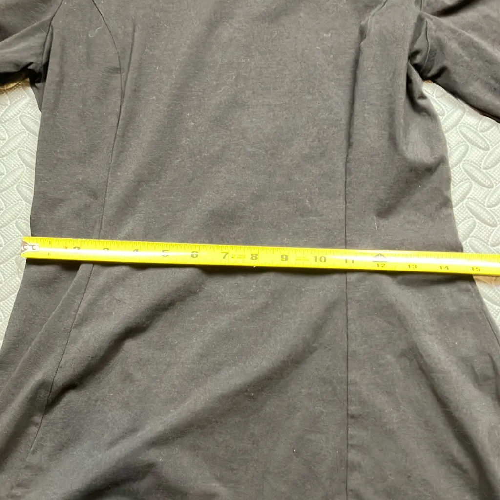 Black Long Sleeve Dress Fitted A Line Casual Everyday Dress Size M‎ Size M - Image 5