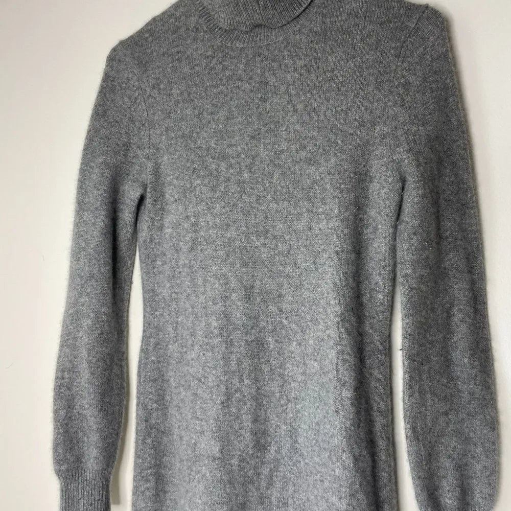 Michael Kors Grey Turtleneck Sweater Dress - Image 4