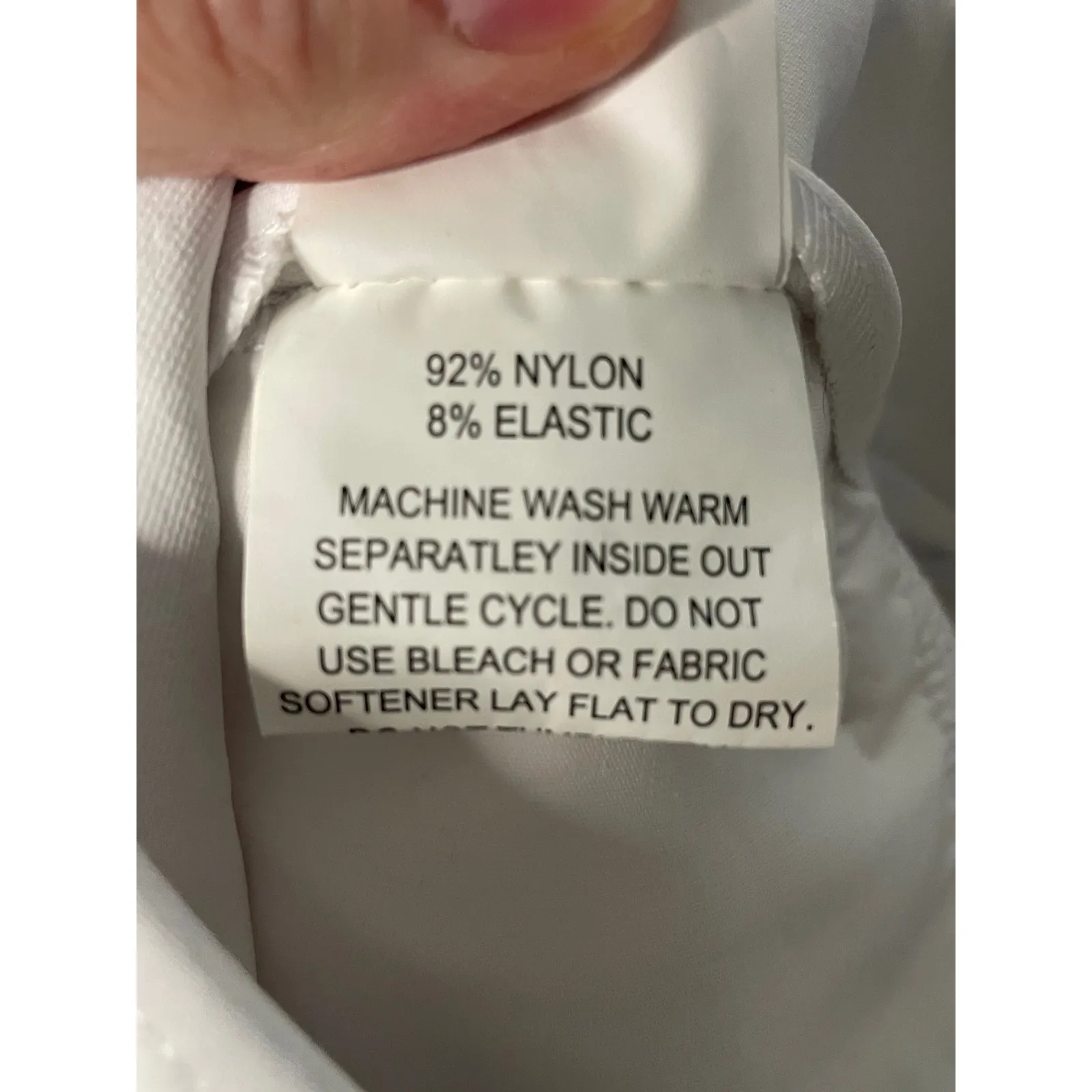 Tailored Equestrian Breeches Riding Pants Cream Textured Knee Patch 26R White Size 26 - Image 12