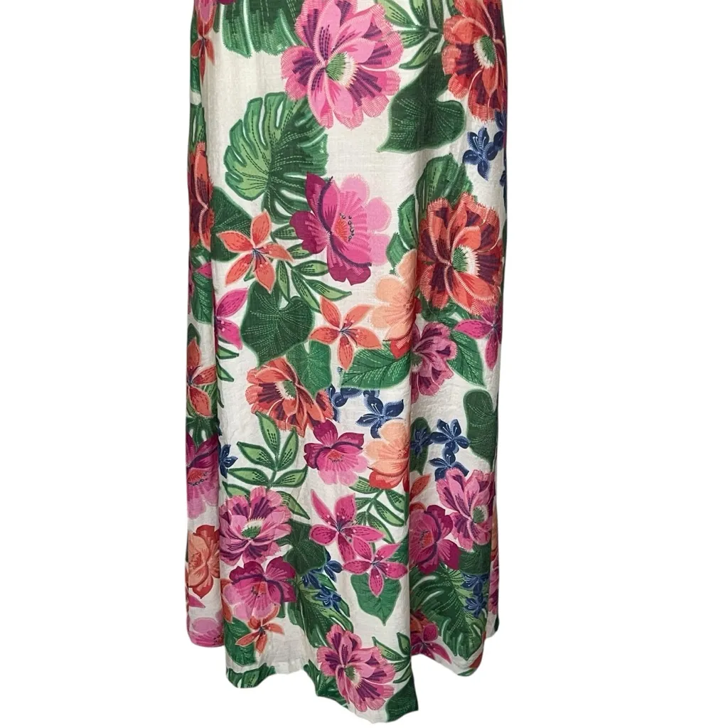 Willow Glenn Floral Sleeveless Maxi Dress Women’s Size M Hourglass Colorful Pink Size M - Image 5