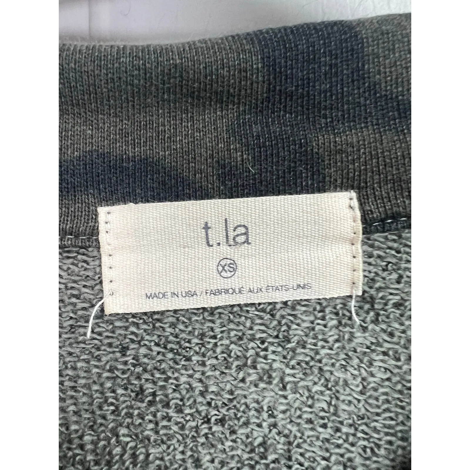 Anthropologie t.La Eamon Shirt Jacket/Shacket Camo Print XS Green - Image 3