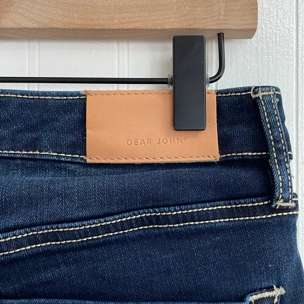 DEAR JOHN Gisele High Rise Dark Wash Skinny Jeans in Cameron Size 27 - Image 9