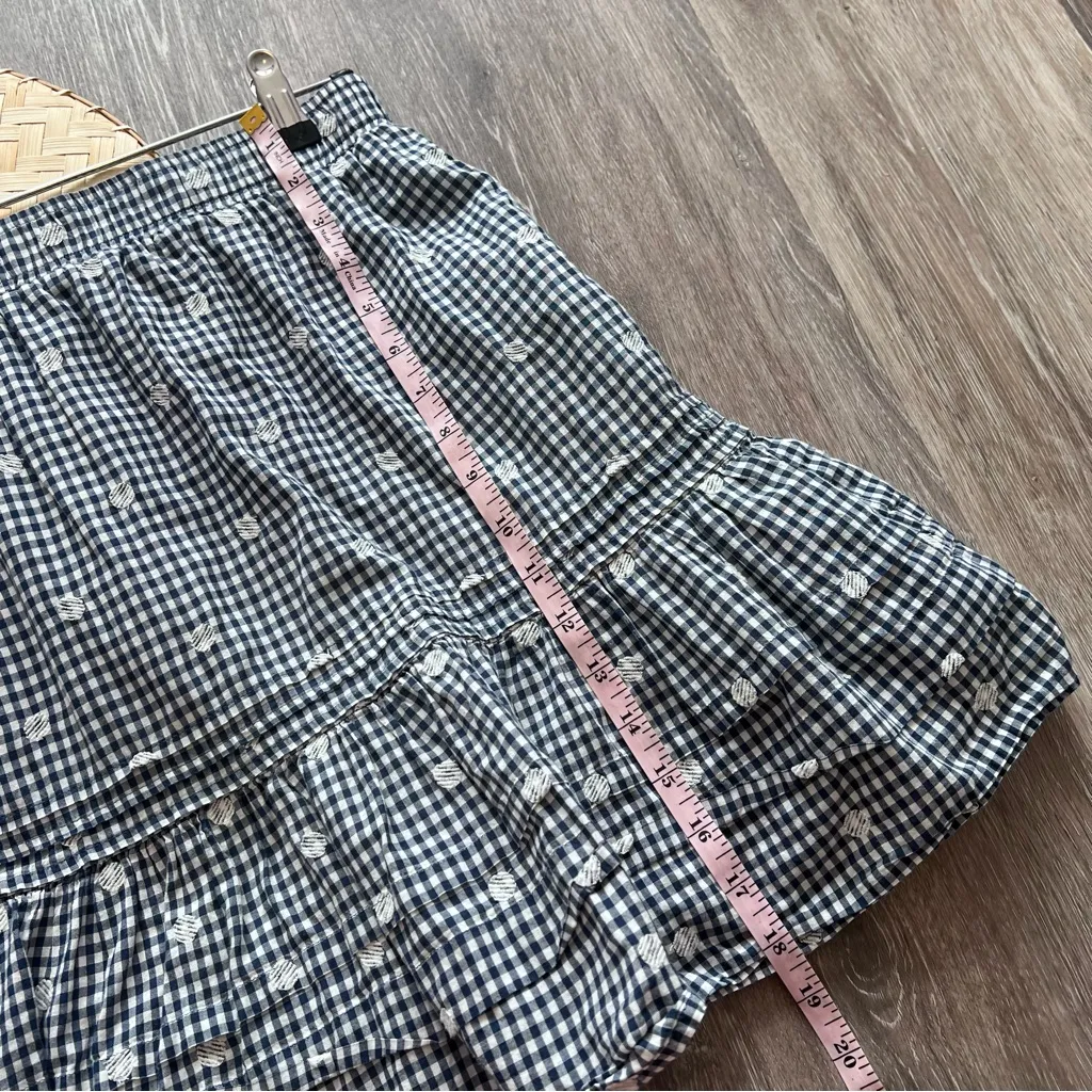 Madewell‎ gingham tiered mini skirt - Image 3