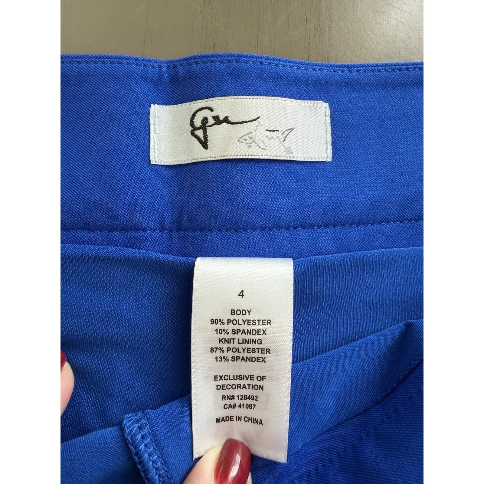 Greg Norman Blue Golf‎ Pickle Ball Tennis Skort Skirt Women's Size 4 Pockets - Image 5