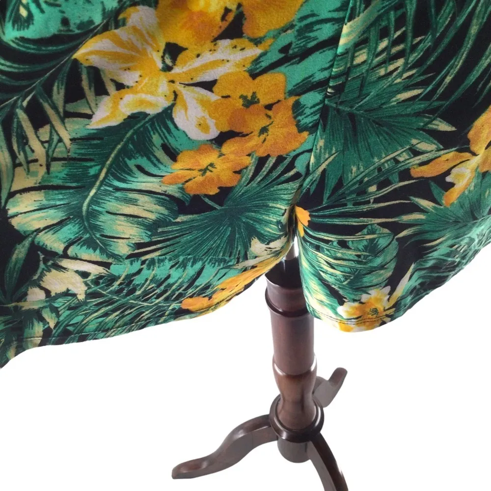 Derek Heart Tropical Floral Ruffle Romper  Plus Size - Image 6