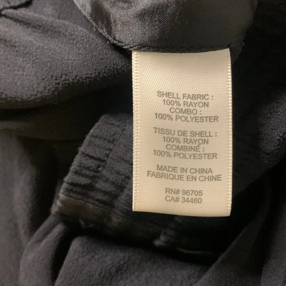 Rebecca Taylor Wide Leg Lightweight Trouser Pull On Pants Size 2 - Image 5