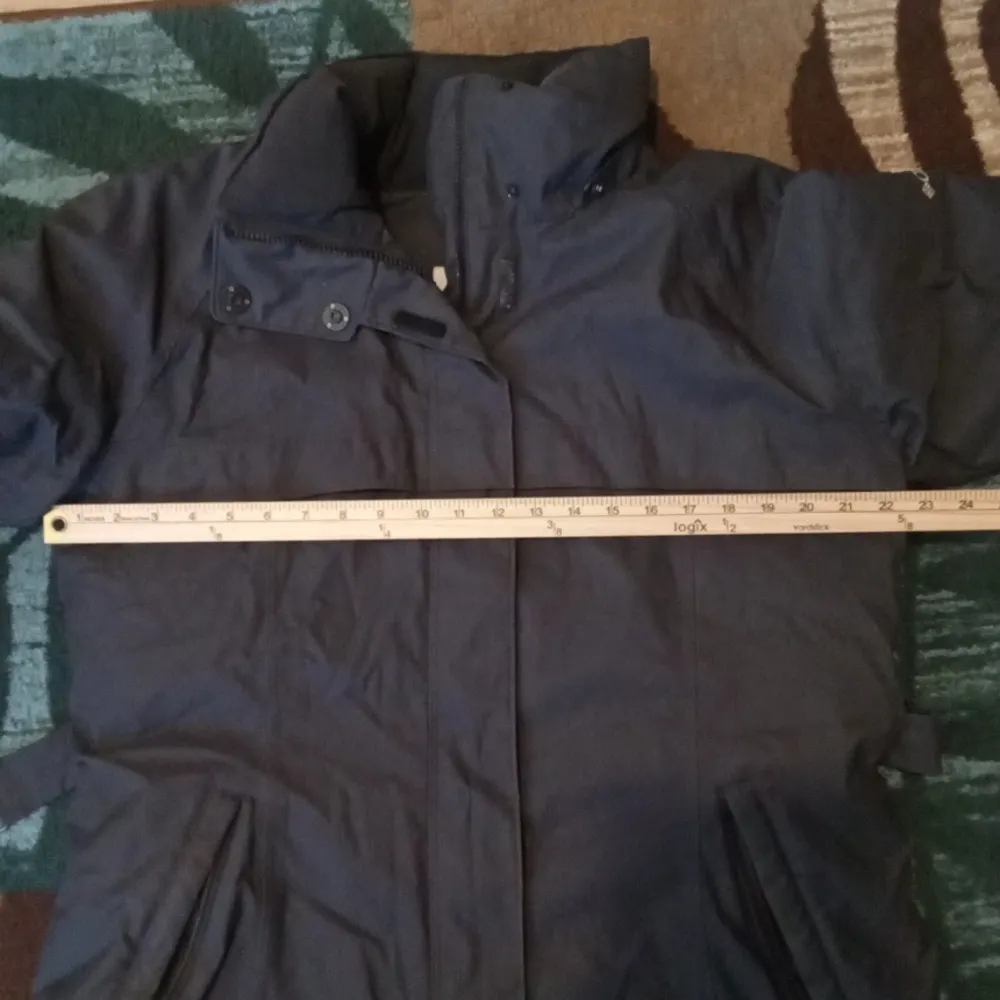 Columbia Omni Tech Waterproof Long Womens Coat Thumbholes Full Zip XL - Image 13