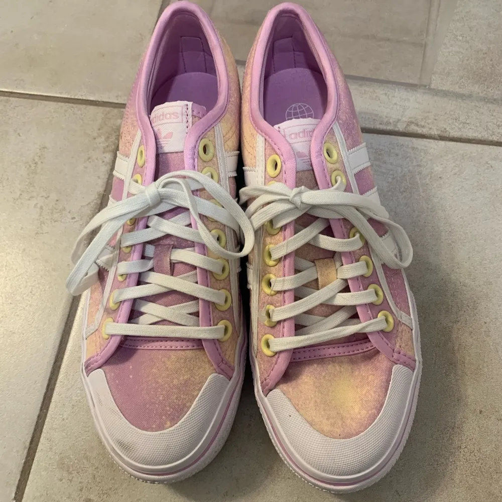 Adidas | Nizza lilac bliss platform shoes size 8 - Image 2