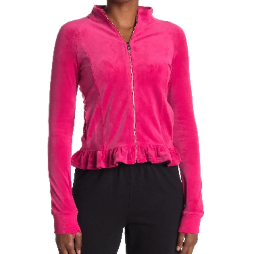 Juicy Couture Funnel Neck Jacket Vixen Pink NEW - Image 8