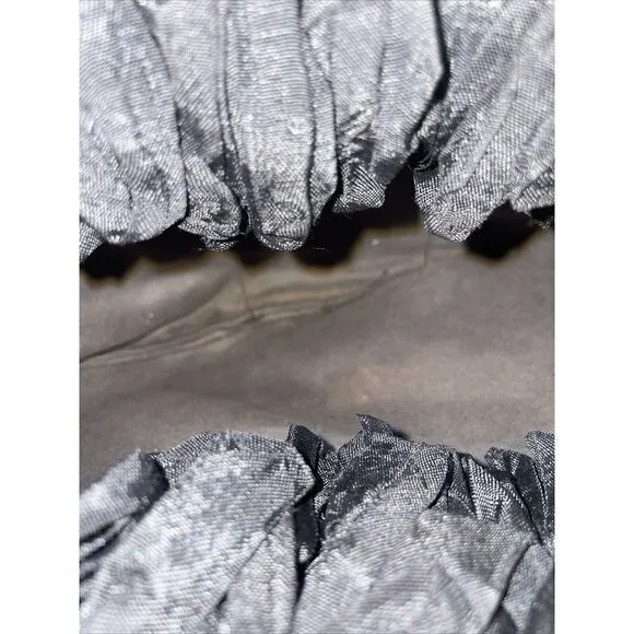 WOMENS PHOEBE AND JOSEPHINE‎ Fur LEATHER Fringe SHOULDER PURSE 14x9" - Image 4