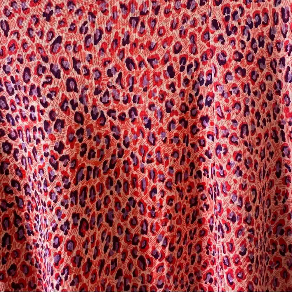 Diane Von Furstenberg 100% Silk Strapless animal leopard Dress - Image 3