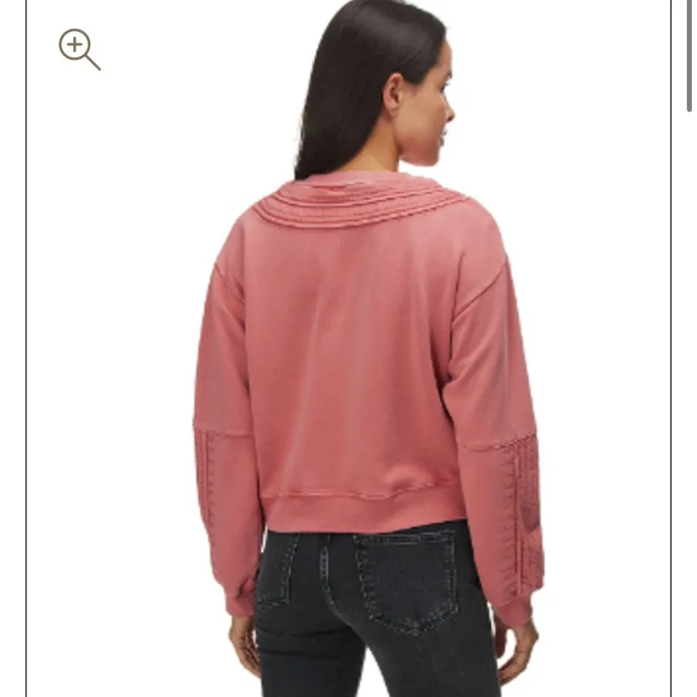 Frye Balloon Sleeve Long Sleeve Sweatshirt Size S - Image 2