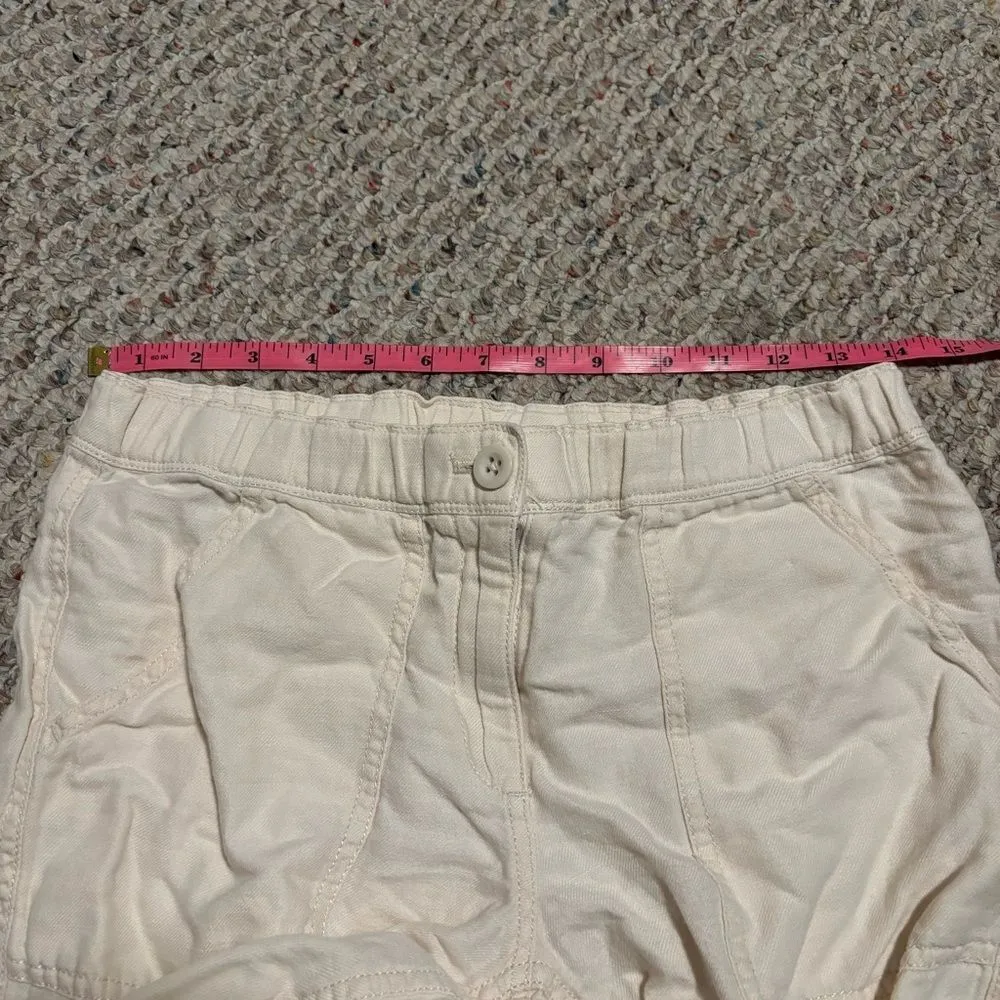 J. Crew Linen Cotton Pant in Sunwashed Sand- Size 4 - Image 8