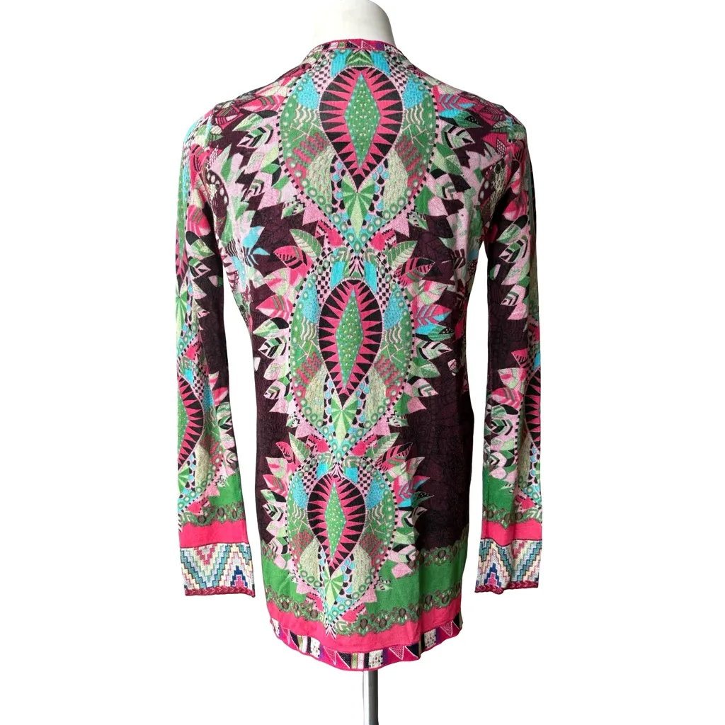Custo Barcelona Multi-colored Cardigan, Sz 2 - Image 2