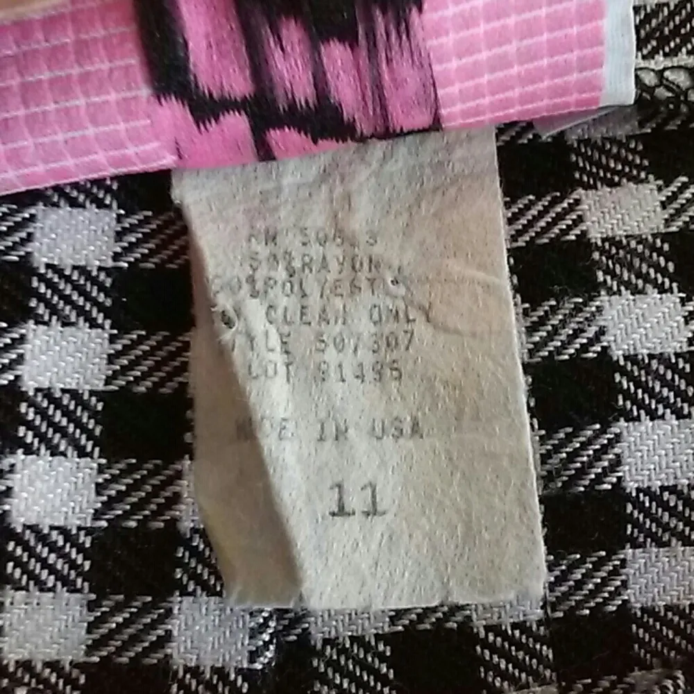 Rear Ends Black White Plaid Tennis Pleated Skirt Size undefined - Image 4