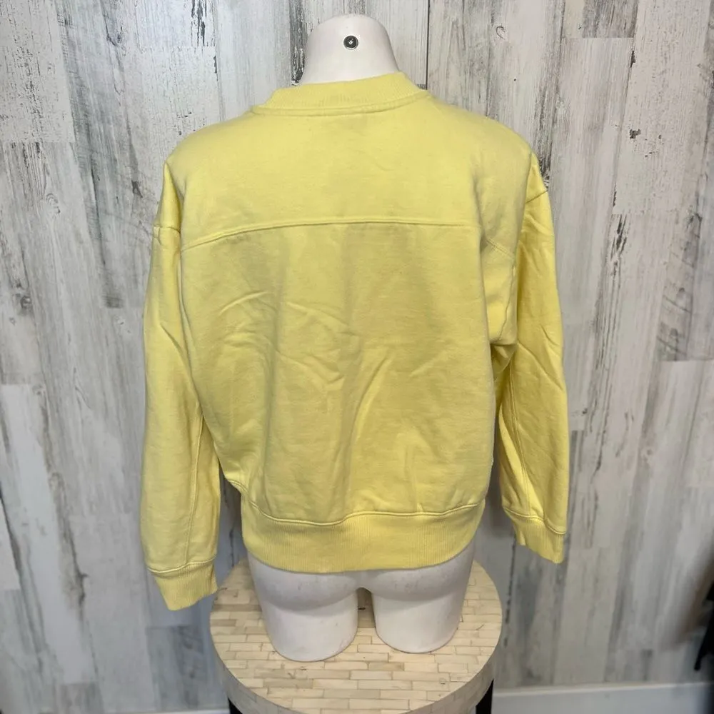 Yellow crew neck Yellow Size XL - Image 4