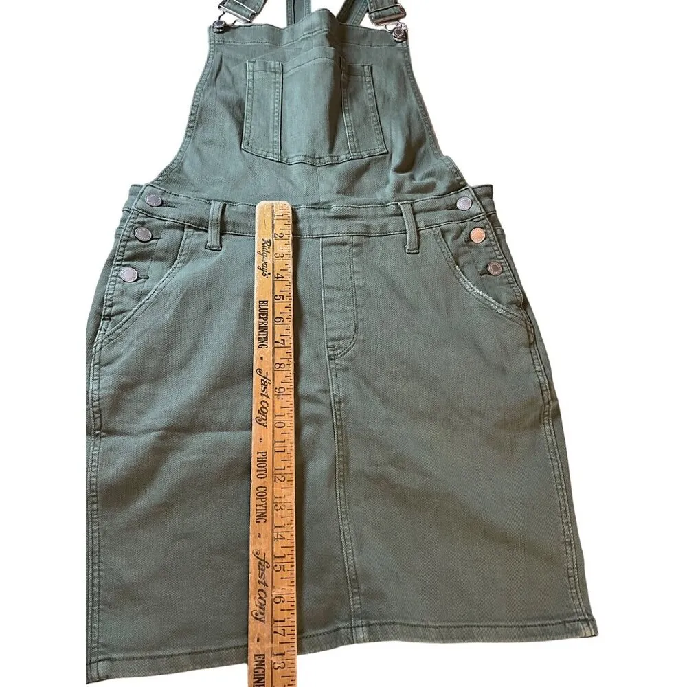 Judy Blue  light olive overall skirt XL STyle JB2822C Cotton Blend - Image 6