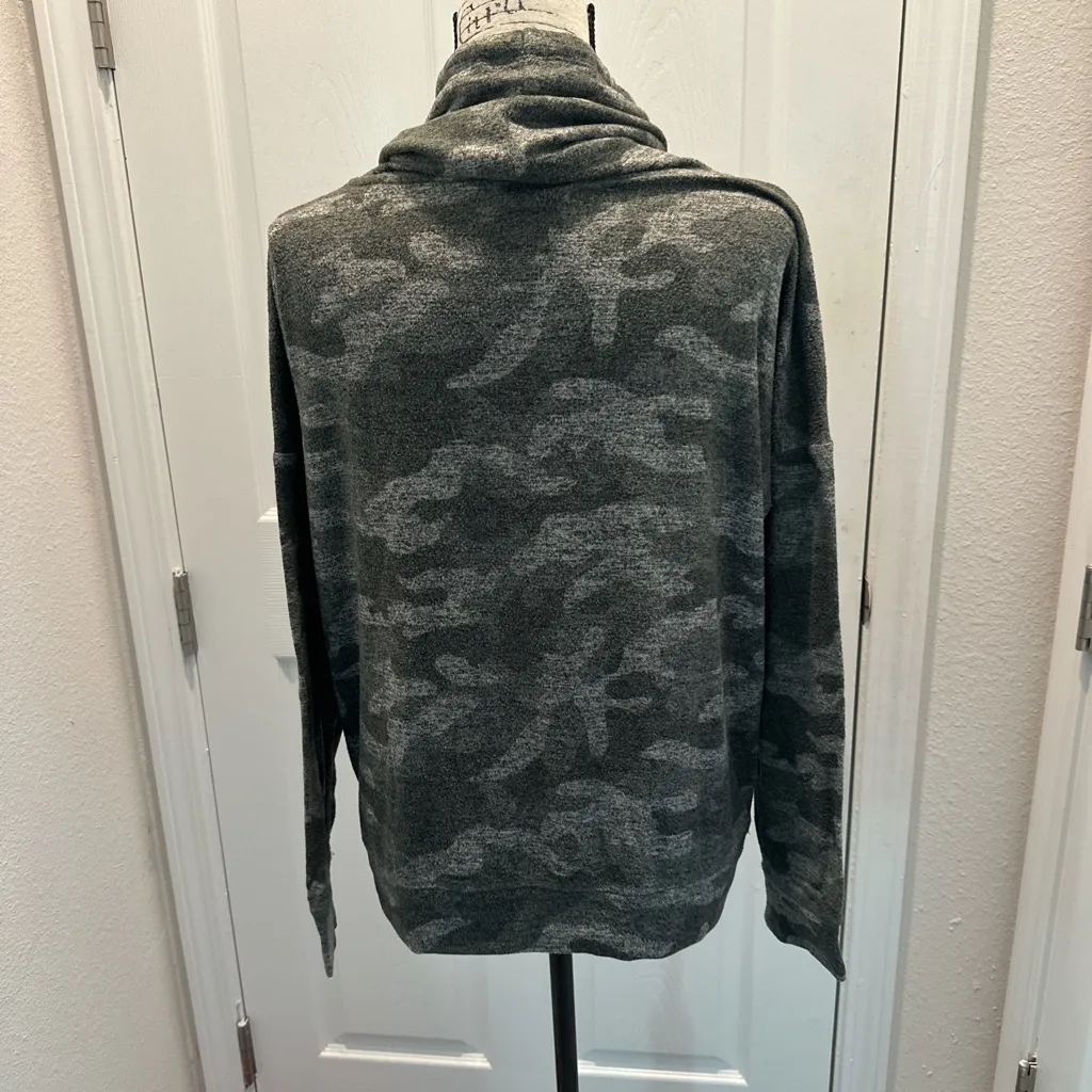 Maurices Camouflage Cowl Neck Sweater - Image 3