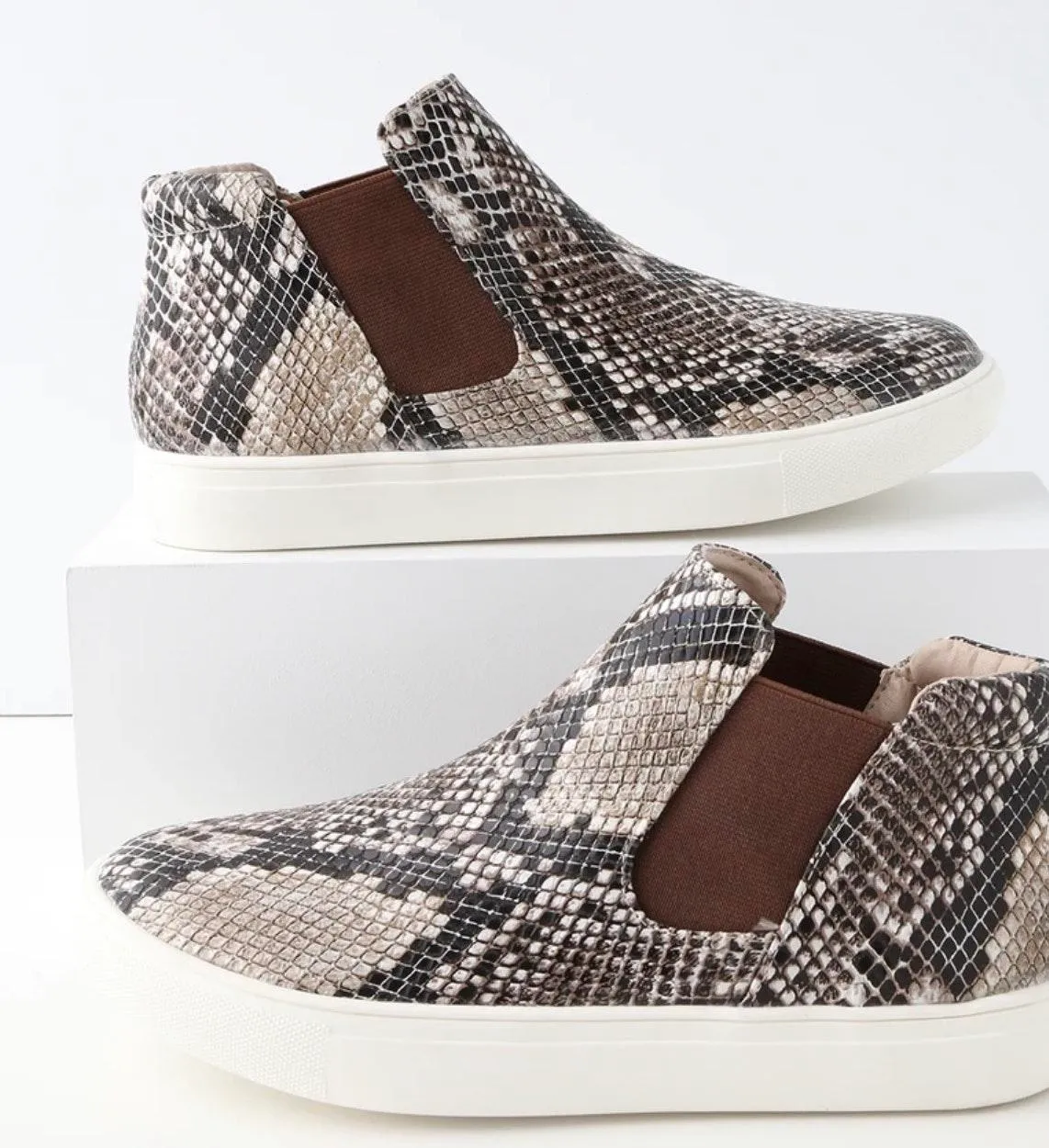 Steve Madden Snakeskin Slip-Ons - Image 3