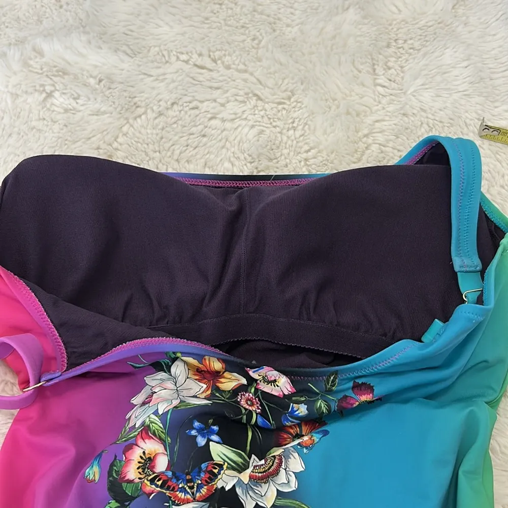 Johnny Was Ombré Garden One Piece Swimsuit - Image 9