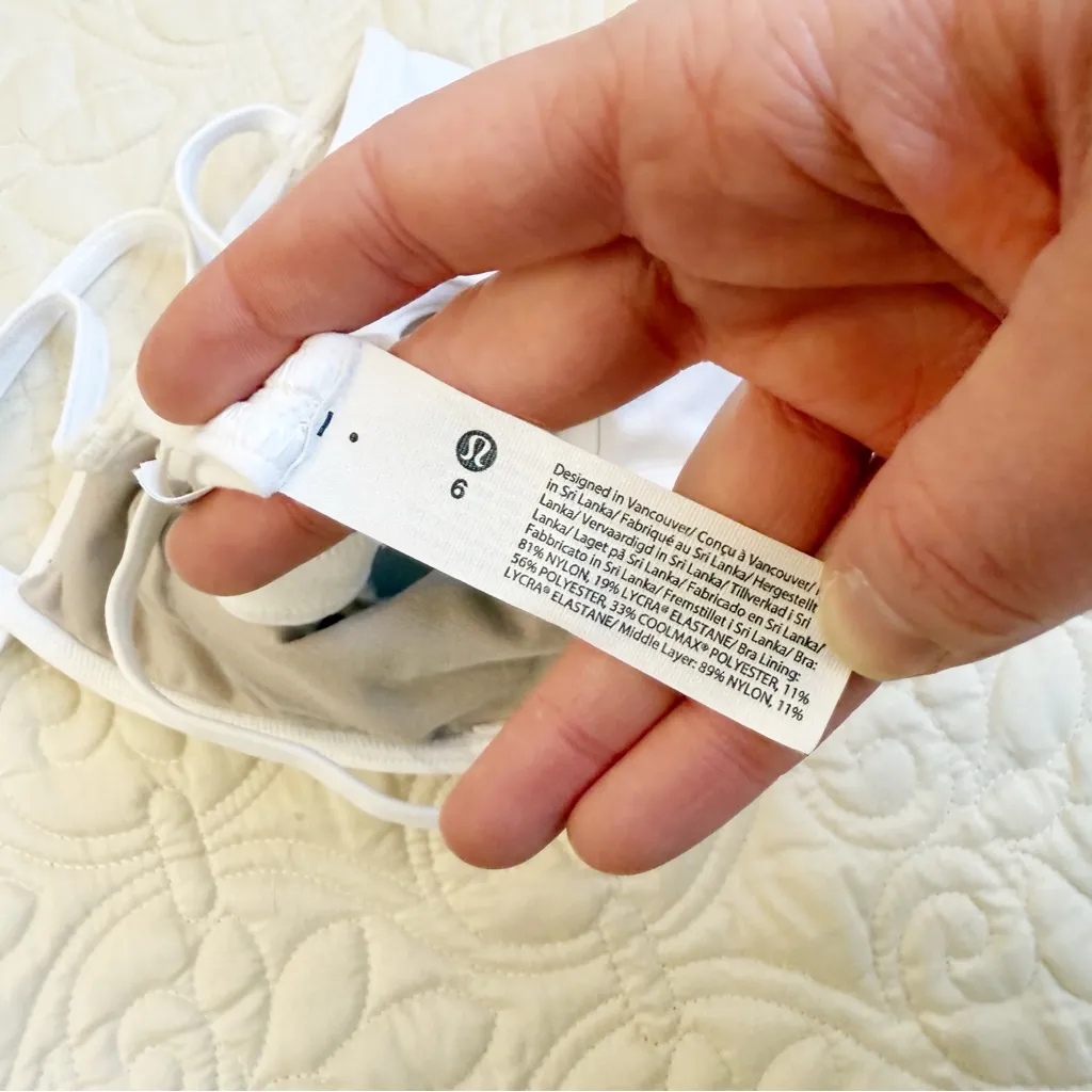 Lululemon Flow Y Strappy Bra Nulu Sz 6 - Image 7