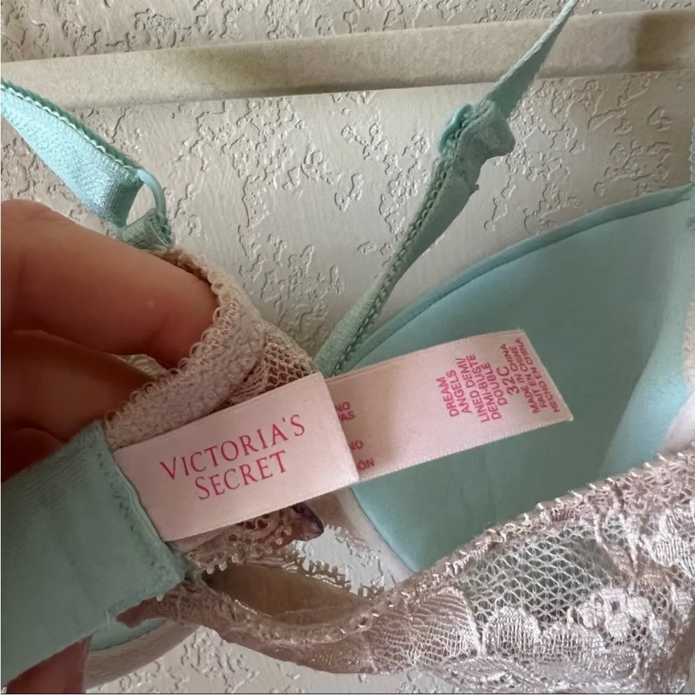 Victoria Secret Demi Lace Rhinestone Bra - Image 9