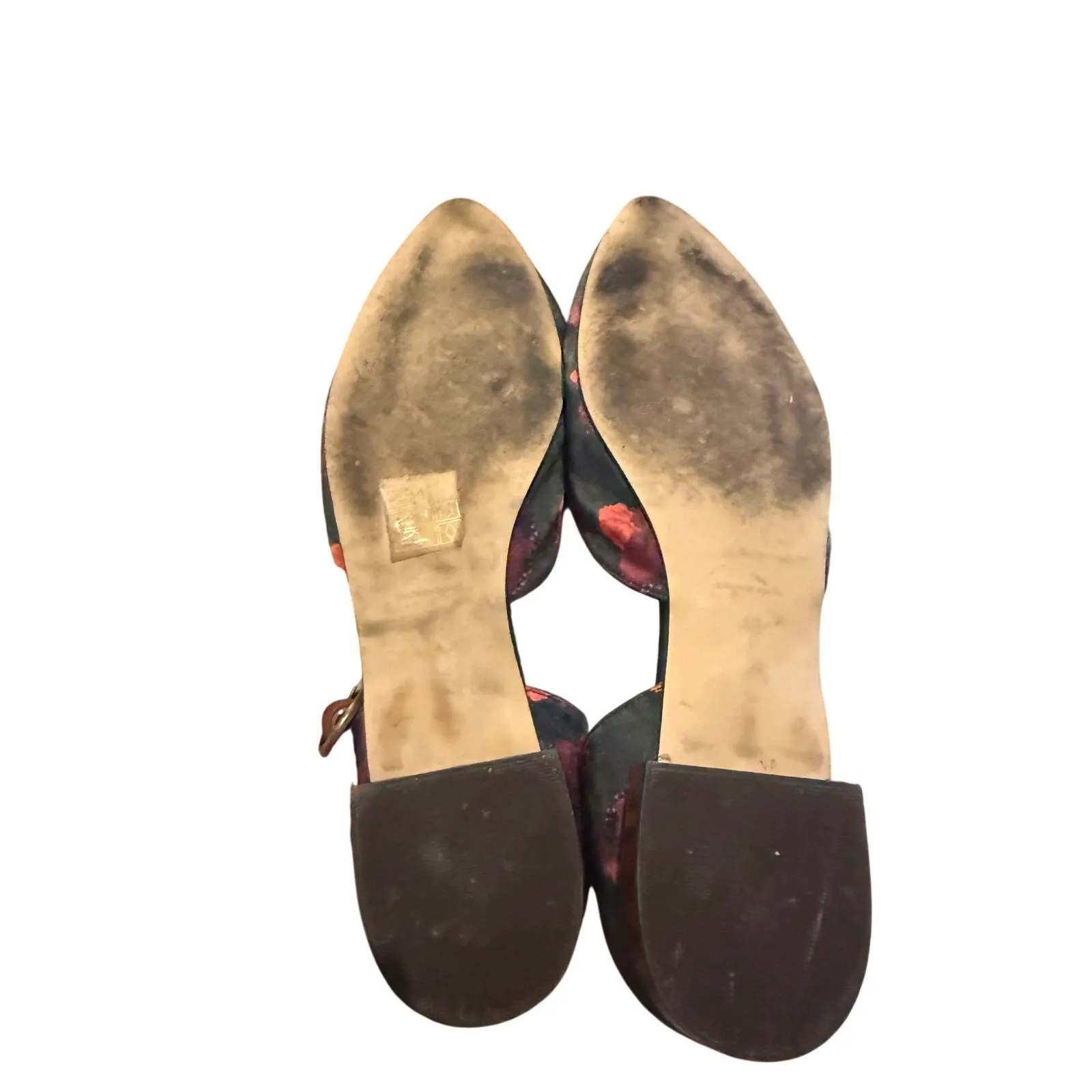 Anthropologie x Cleo Barbour Satin Floral D'Orsay Flats – Women’s 40 (US 9) - Image 7