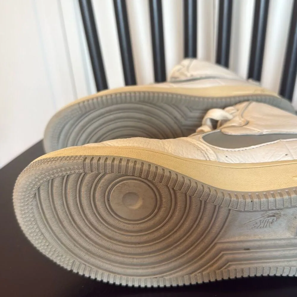 Nike Air Force 1 sculpt silver high top leather sneaker 7 - Image 10