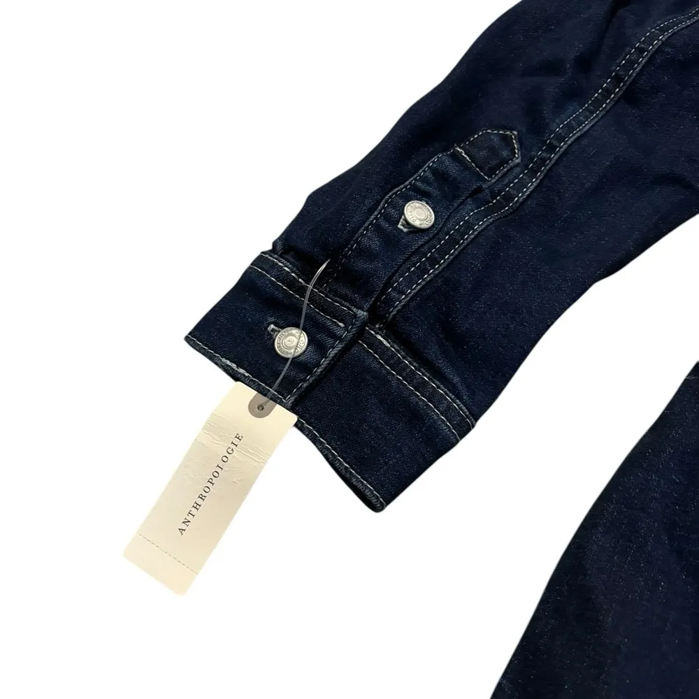 NEW Anthropologie Pilcro Belted Denim Blazer Dress - Image 9