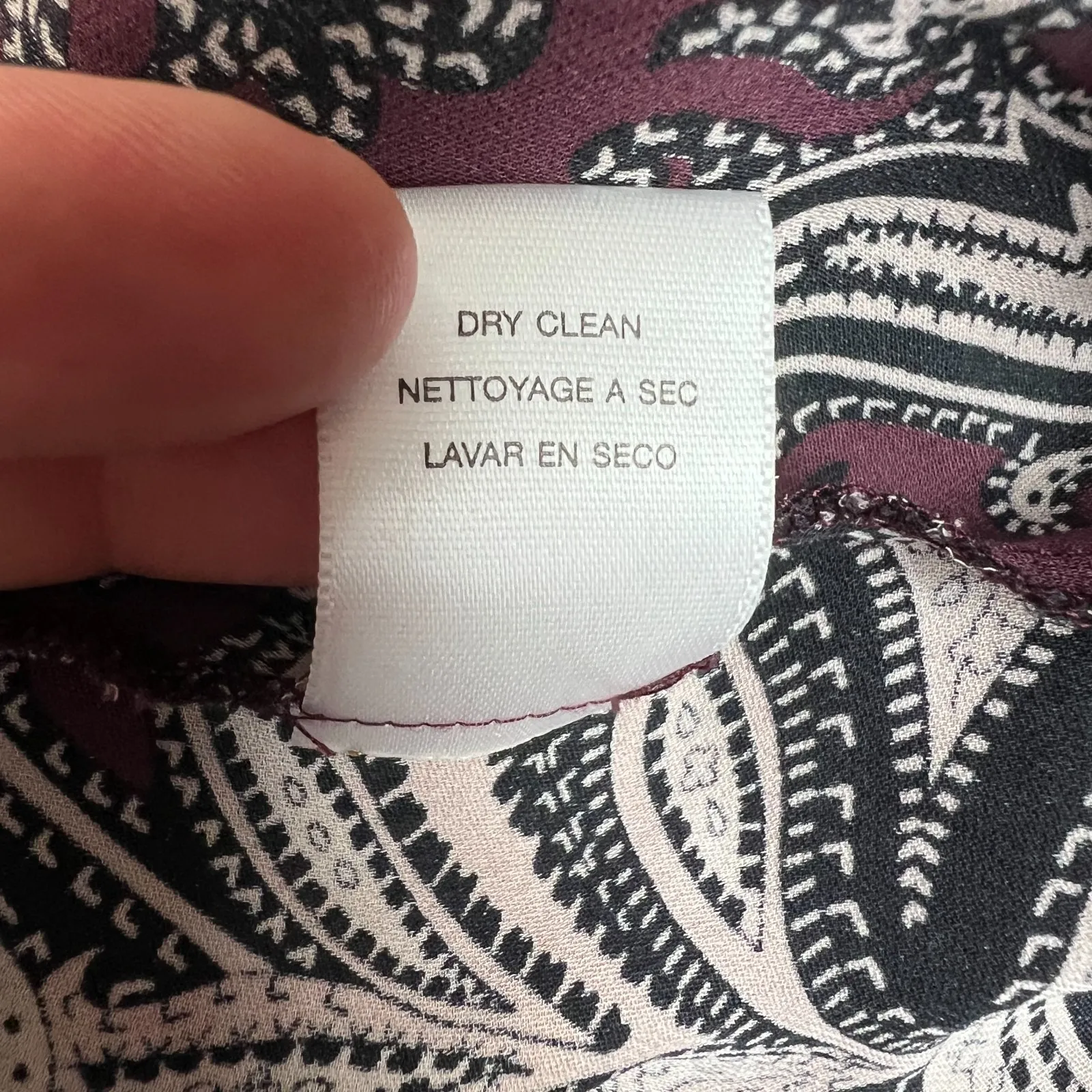 Michael Kors Blouse Top Womens XL Paisley Off The Shoulder‎ Silk Sheer Cropped - Image 12