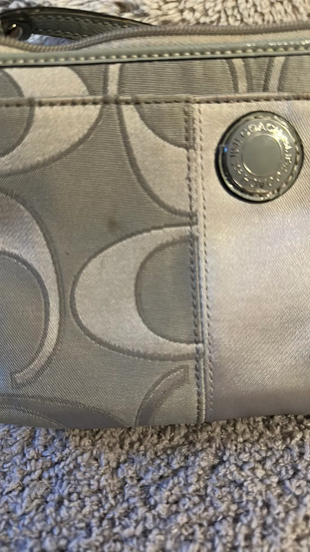 Grey Coach Wristlet  - Image 3