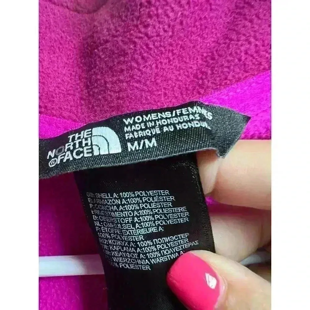 The North Face Quarter Zip Pullover Blouse Jacket Purple Medium - Image 6