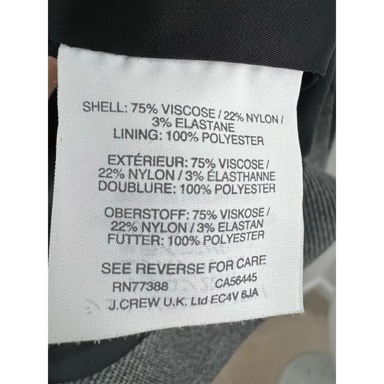 J.Crew Going Out Stretch Twill Blazer in Gray Size 6 - Image 5