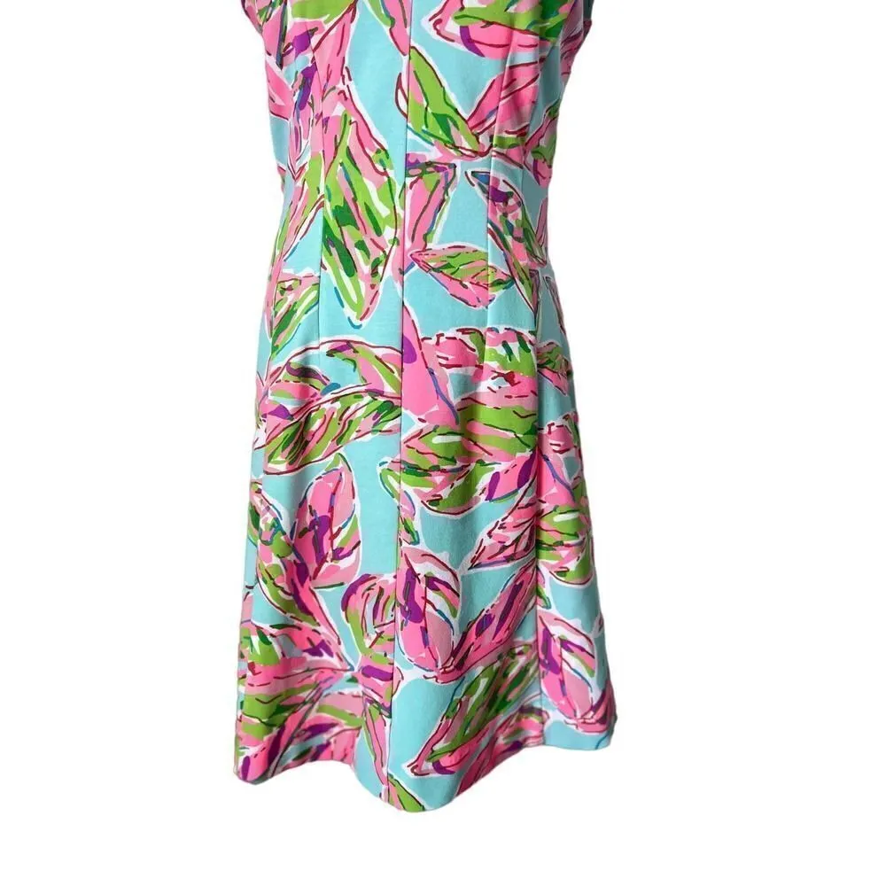 Lilly Pulitzer Briella Dress in the Vias Small Sleeveless Tank Fit Flare Wedding - Image 2