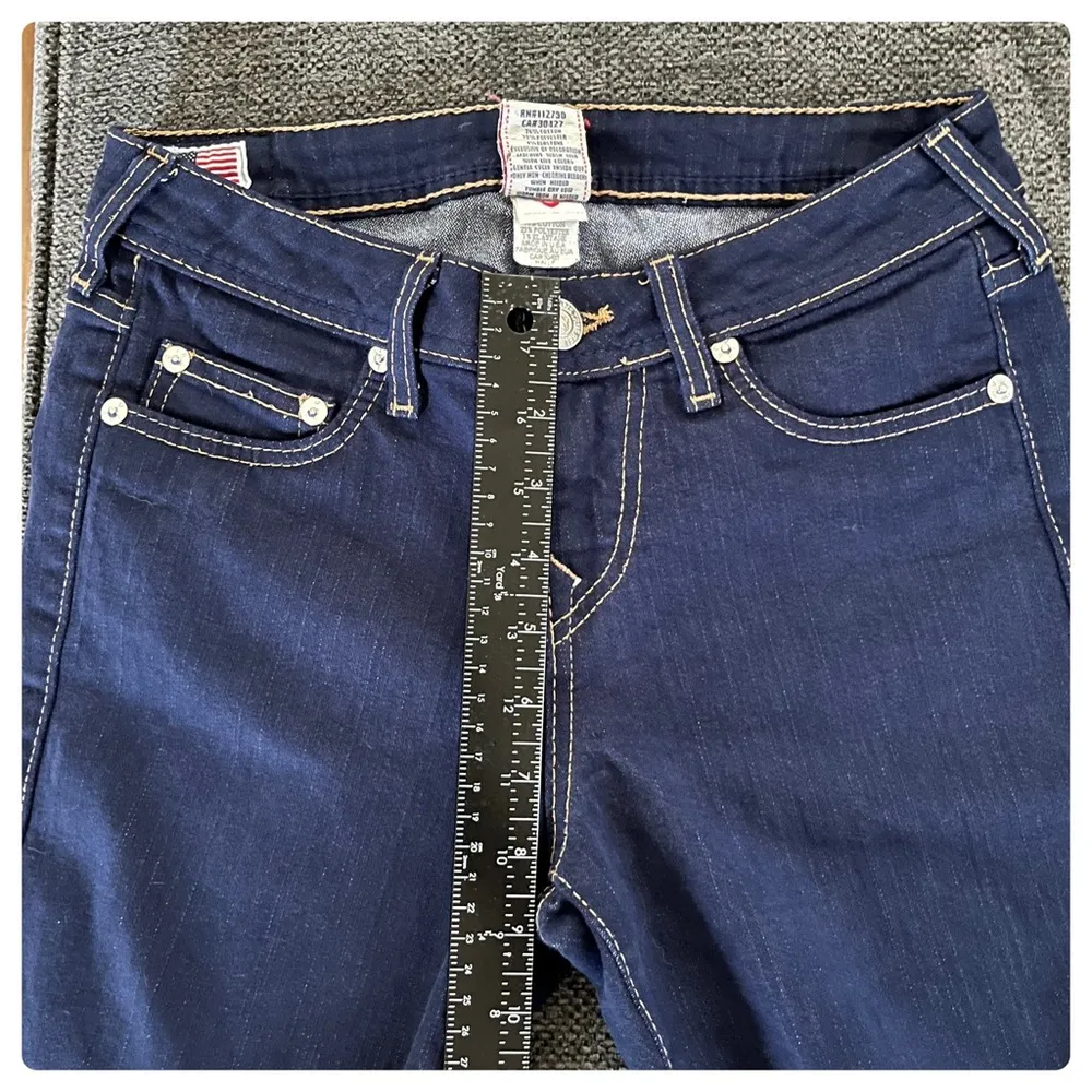 Halle Flag Embroidery Label Skinny Jean See Description Runs Small - Image 8