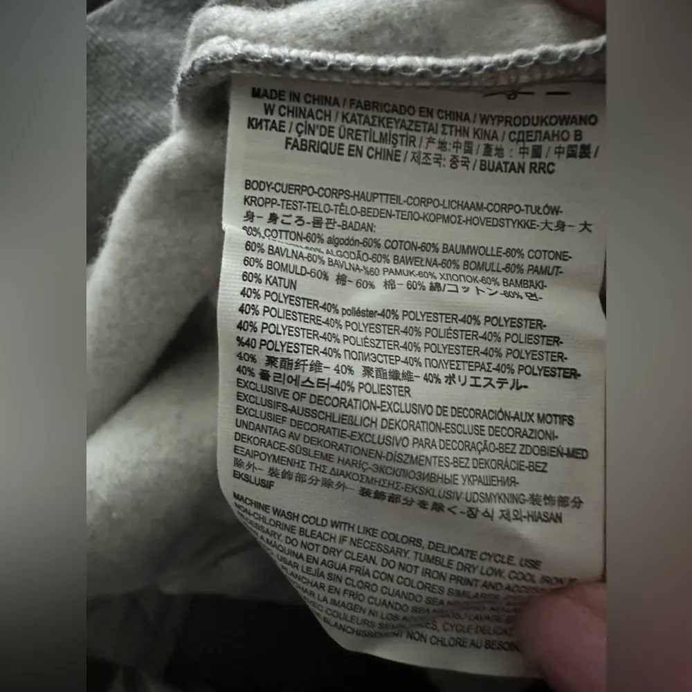 VANs gray hoodie Size Small like new - Image 7