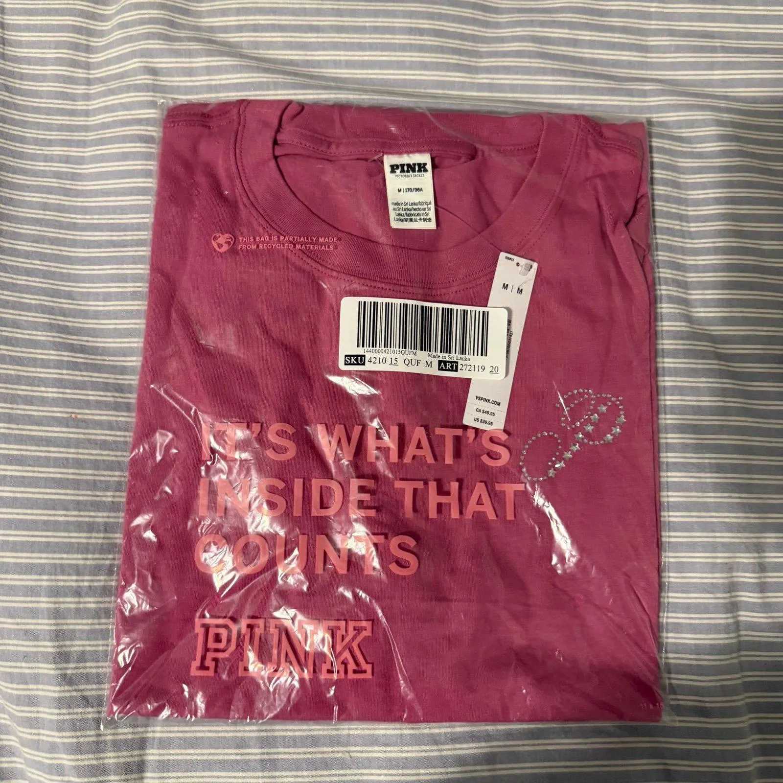 Victoria’s Secret PINK Campus Cotton Bling Tee - Image 4