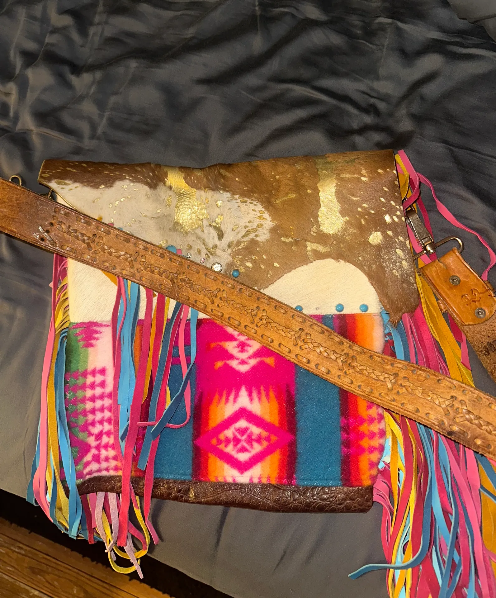 Western Fringe crossbody purse Multiple - Image 4