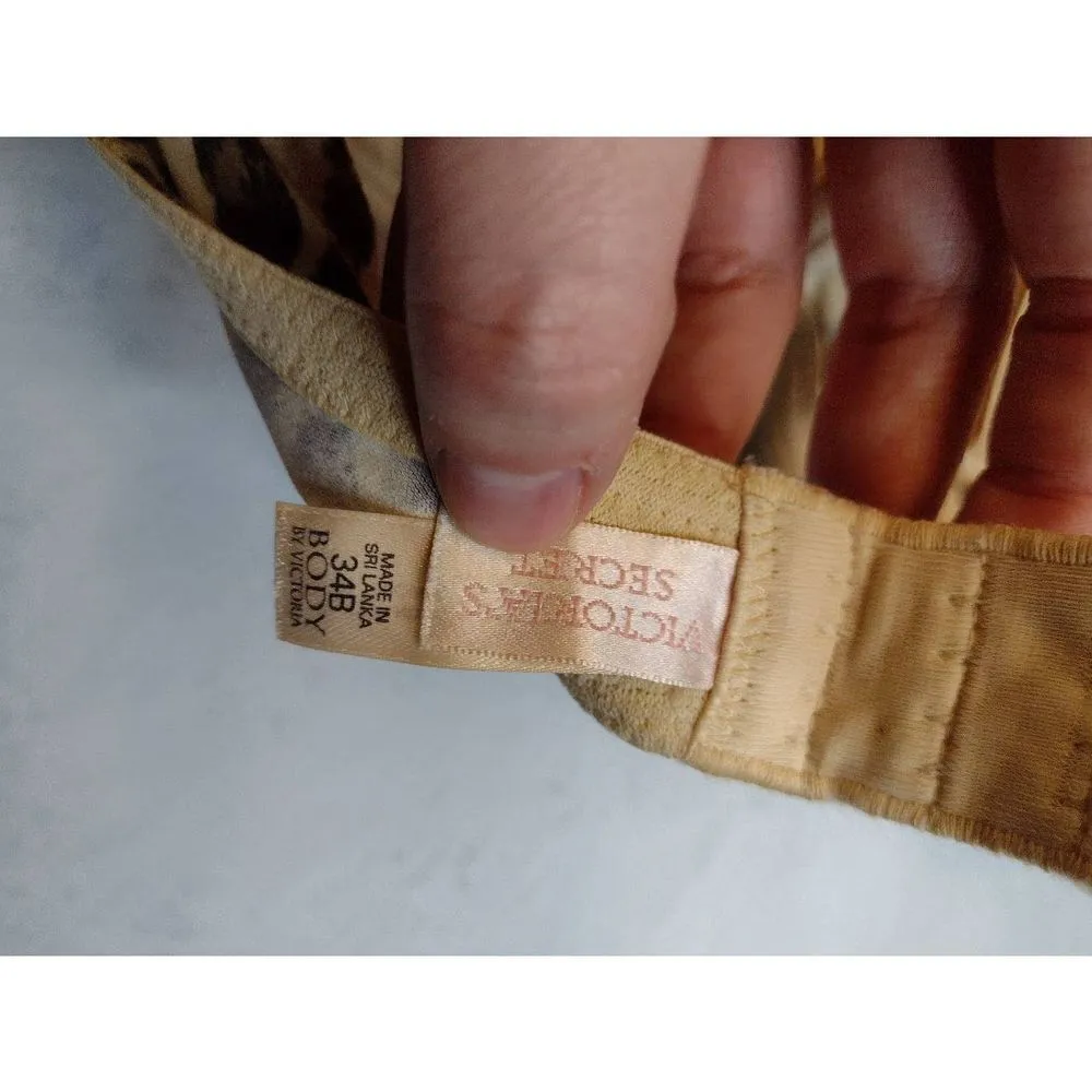 Victoria's Secret Size 34B Body by Victoria Bra Leopard Cheetah - Image 3