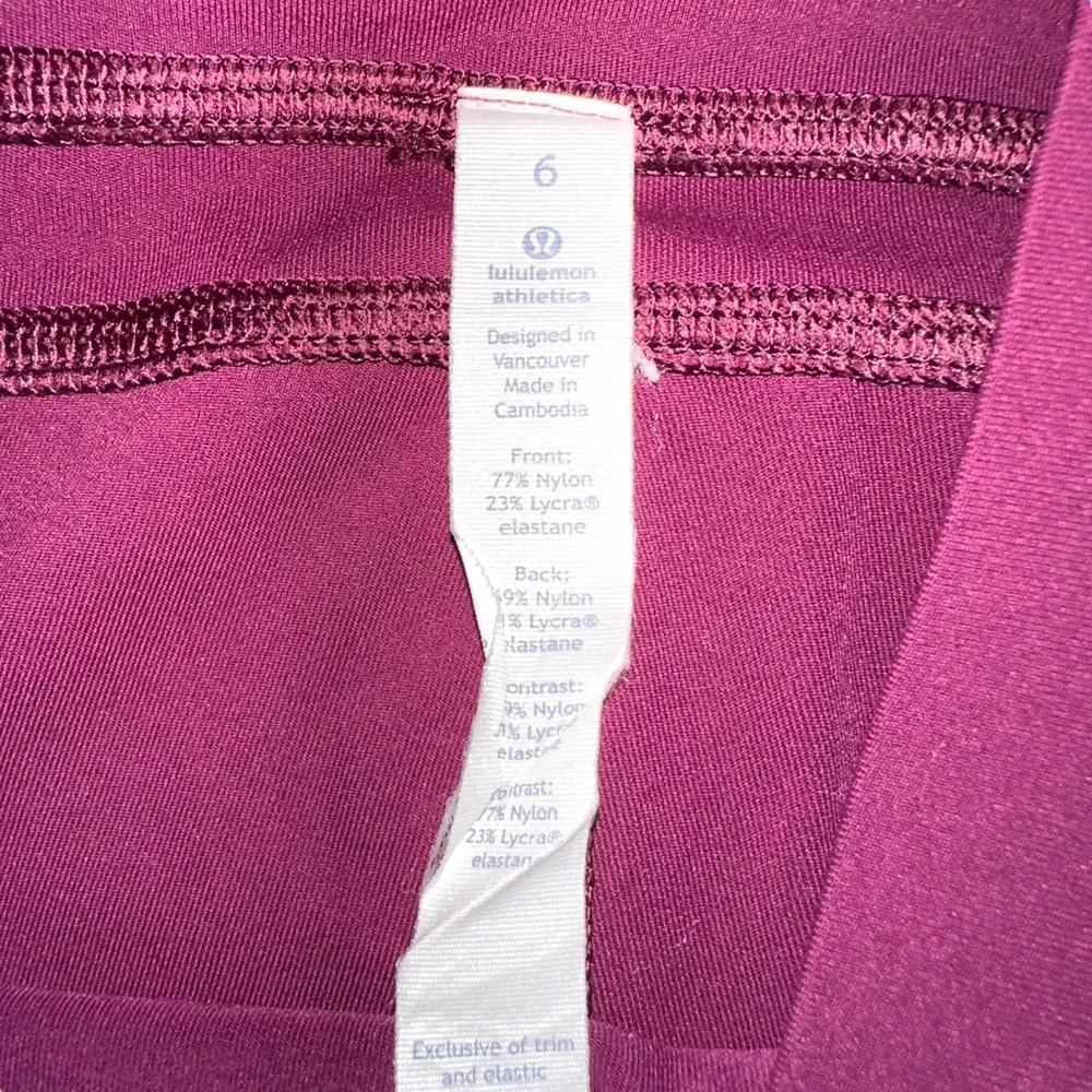 Lululemon Mind Over Miles Crop 17” Leggings in Marvel 6 - Image 5