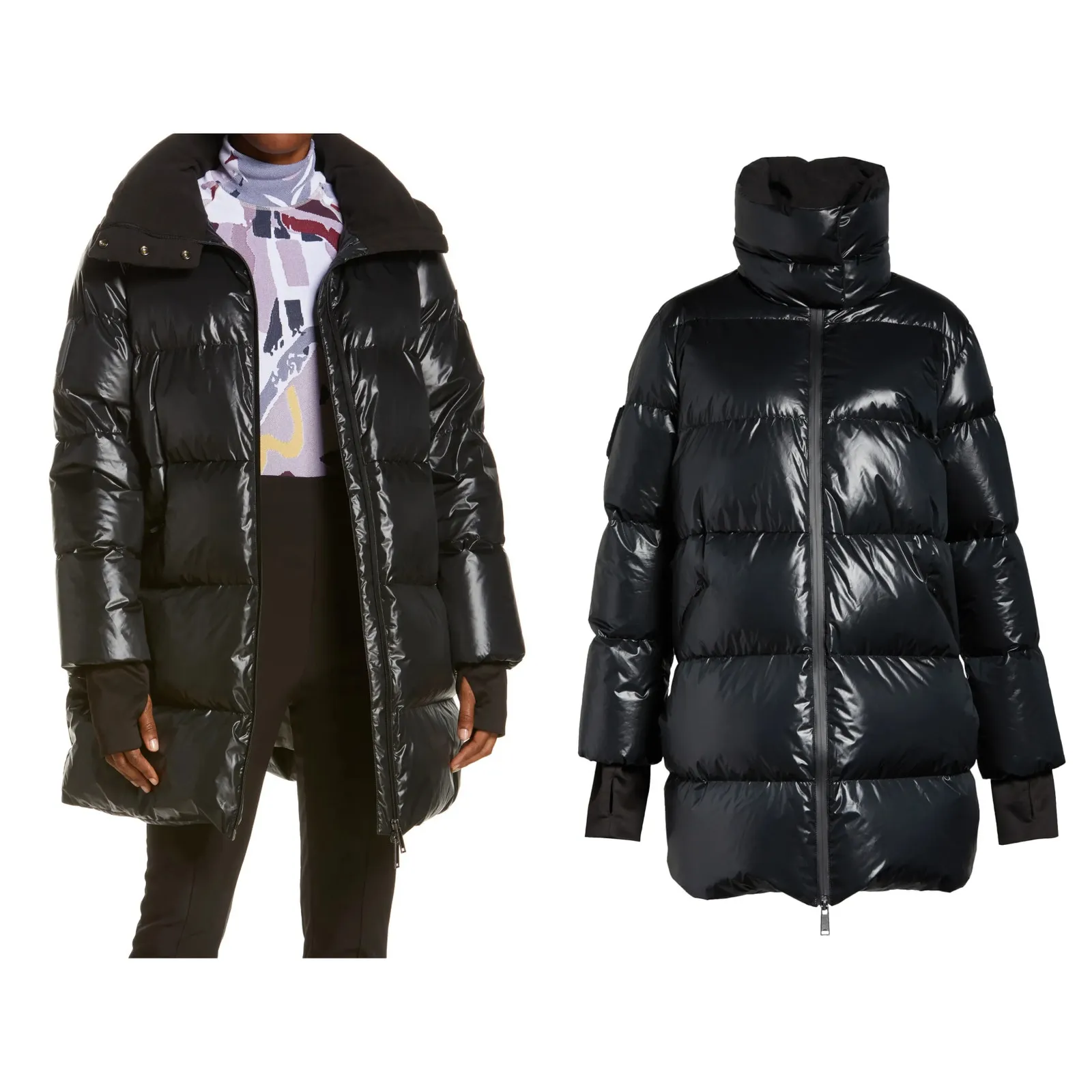 NWT SWEATY BETTY Aspen Padded Down Ski Jacket Size Medium - Image 7