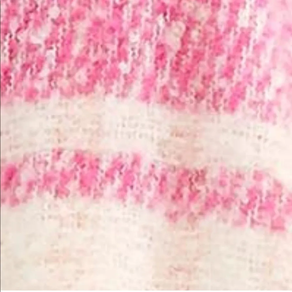 💗Free Prople Gemini Plaid Blanket Scarf💗~petal pink🌷 - Image 4