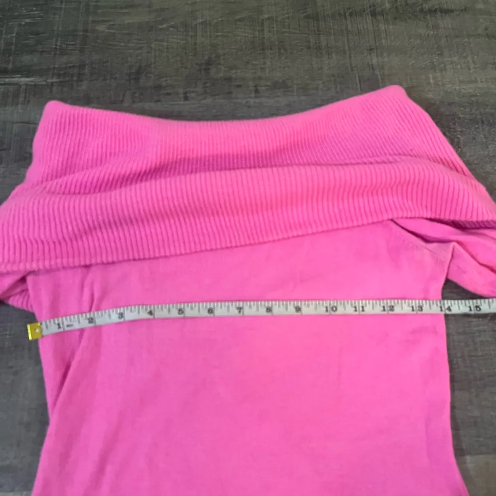 LILLY PULITZER Christin off the shoulder sweater in Prosecco Pink - Image 7