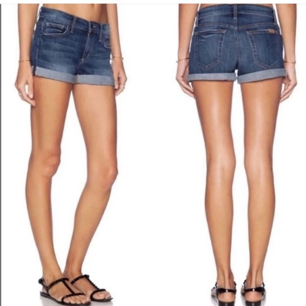 Joe's Jeans Women’s Sz 26 Genna Low Rise Denim Jean Shorts - Image 7