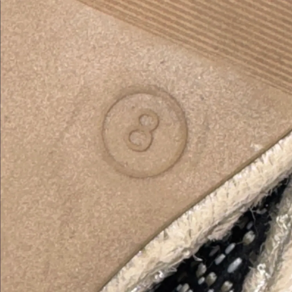 Universal Thread Carly Woven Espadrille Flats Slip On Shoes Women’s 8 - Image 8