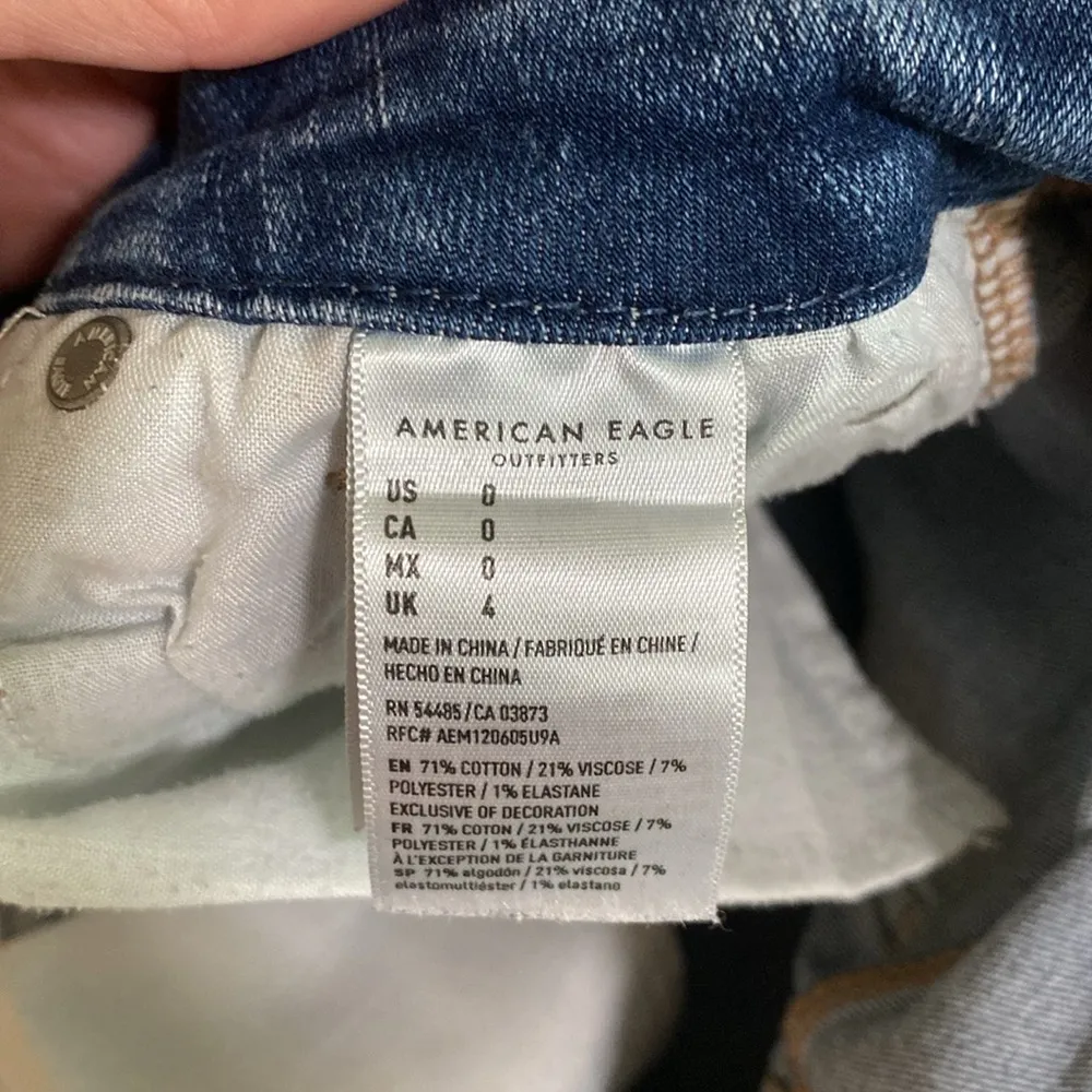 “Curvy Hi-Rise Shortie” Jean Shorts - Image 4