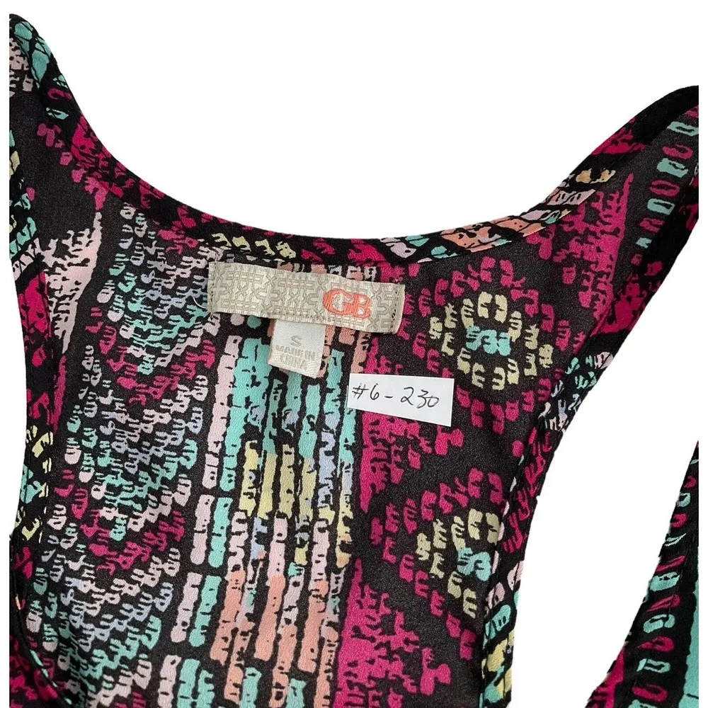 GB Women Size Small Tank Top Multicolor Summer Lightweight 6-230 - Image 5