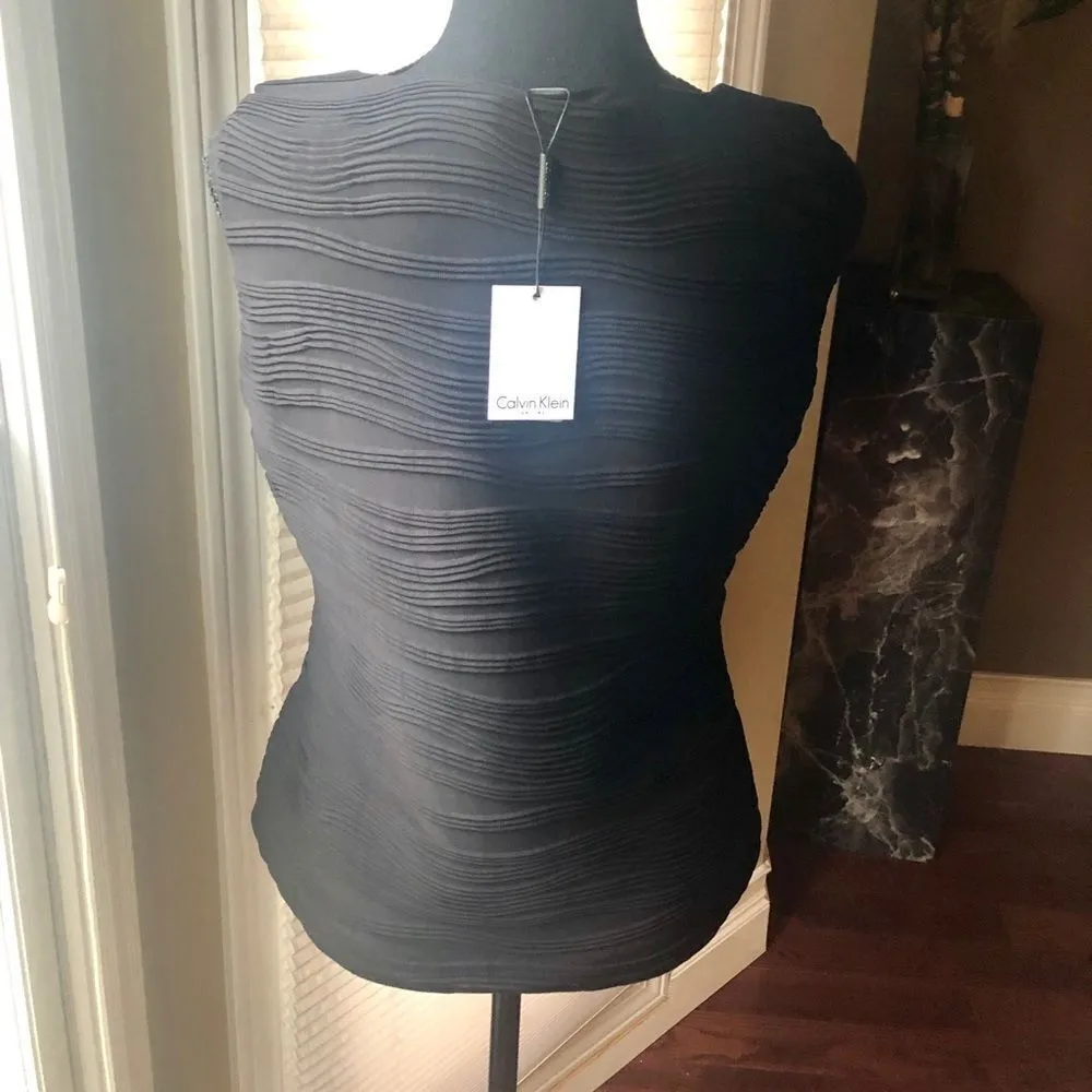 Calvin Klein Sleeveless Blouse NWT - Image 3
