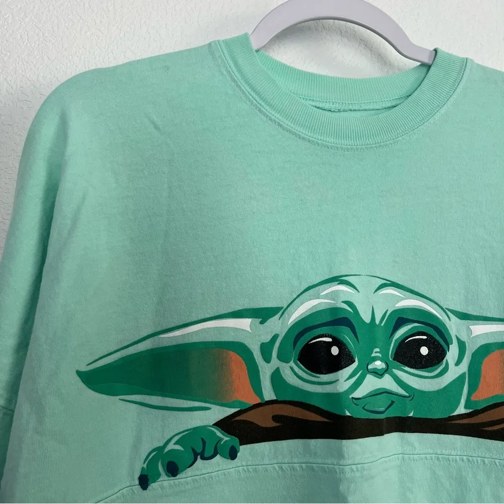 Disney Star Wars The Mandalorian Grogu The Child Spirit Jersey Small - Image 2