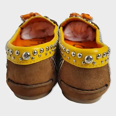 Sam Edelman Aurora Leather Zebra Animal Print Cow Hair Tassel Loafers Sz 7.5M - Image 7